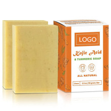100% Natural Vegan Kojic Acid & Tumeric Dark Spots Bar Soap